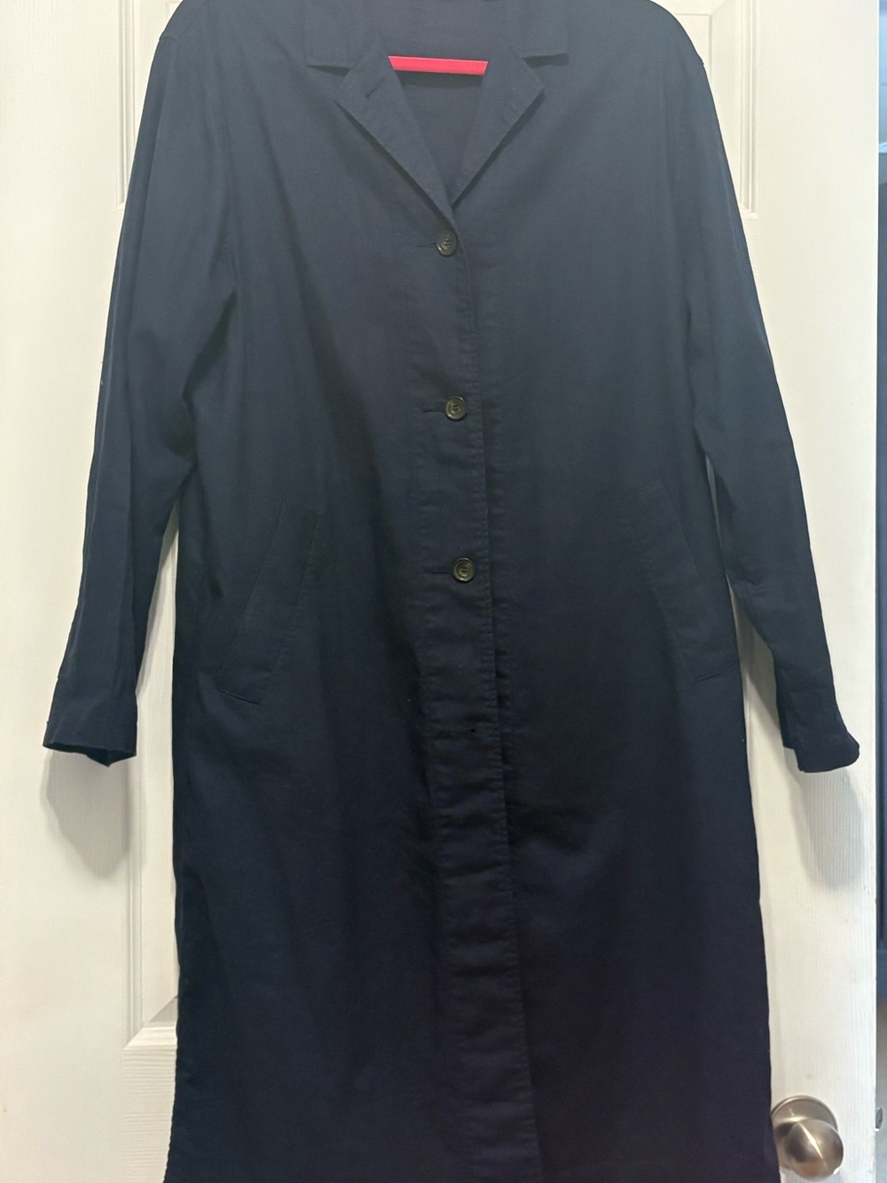 Uniqlo Navy Long Linen Layer piece